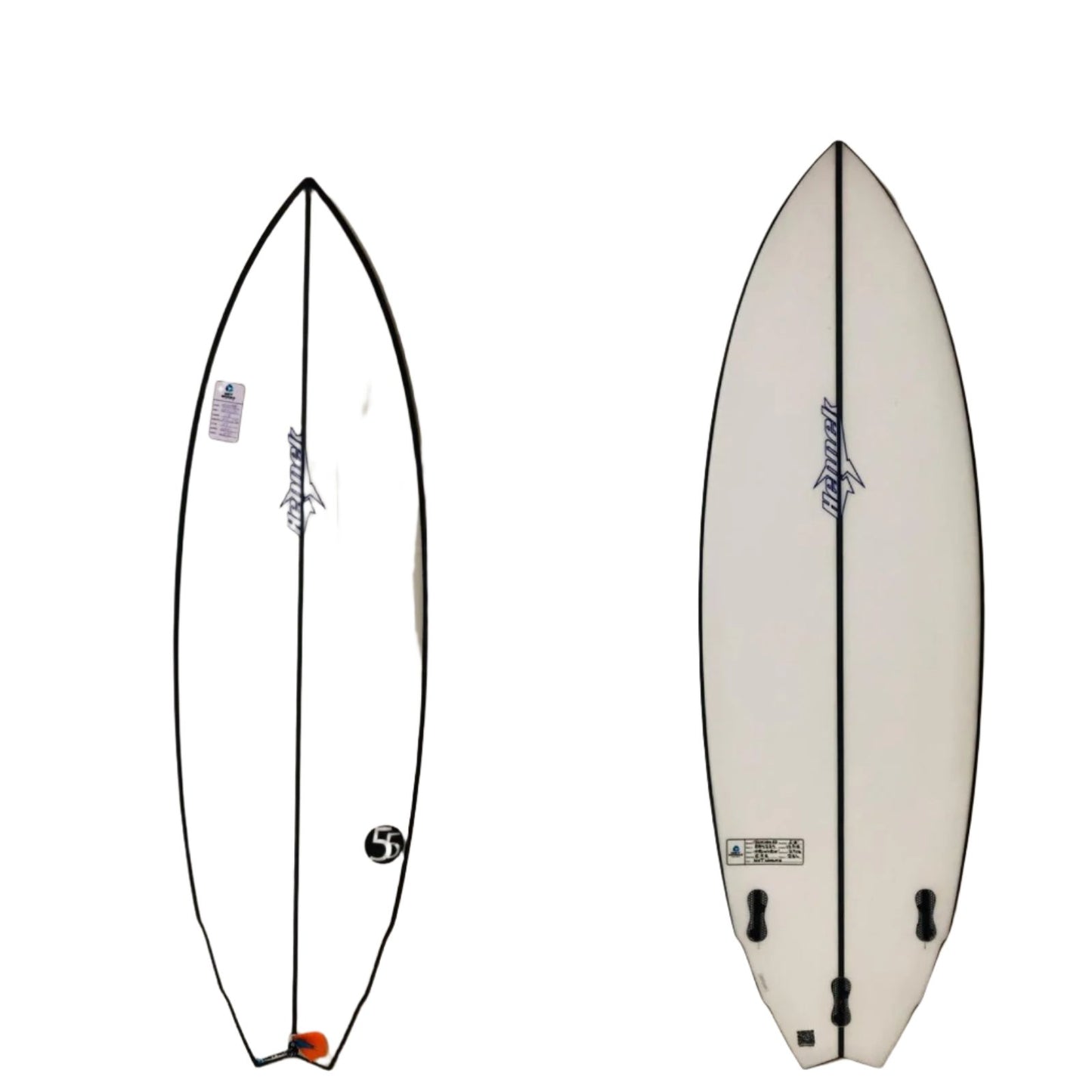 Hennek TREKINHO 55 EPOXY 5'8  29L