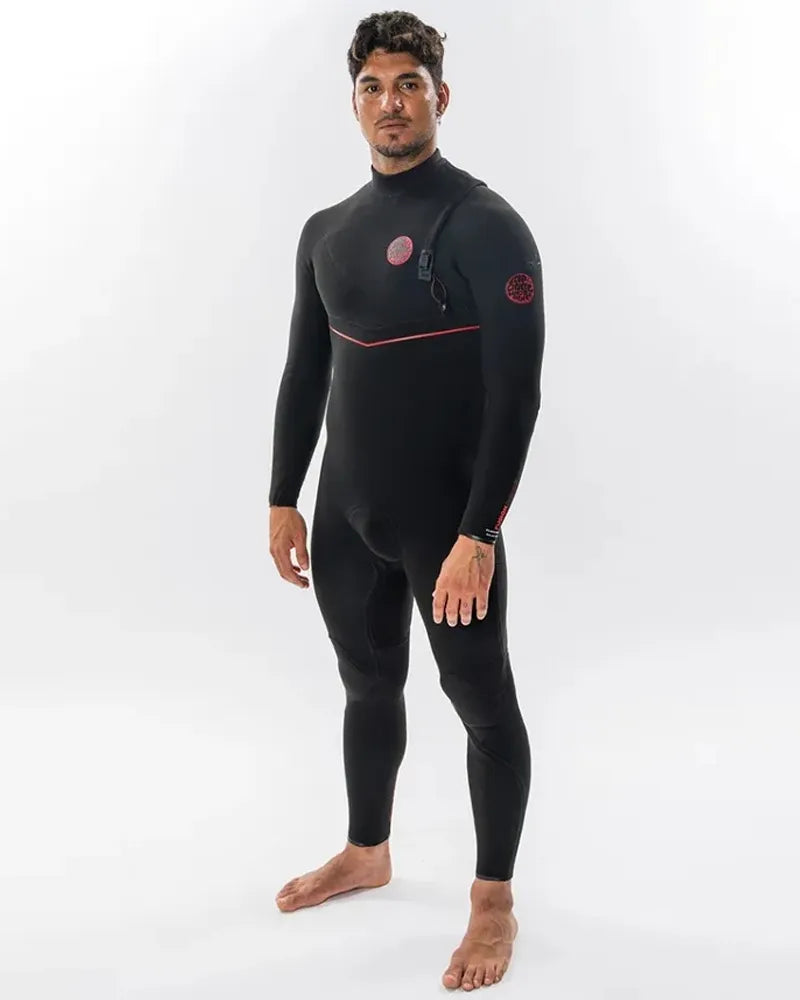 Long John Rip Curl FlashBomb Fusion 3/2mm Zip Free