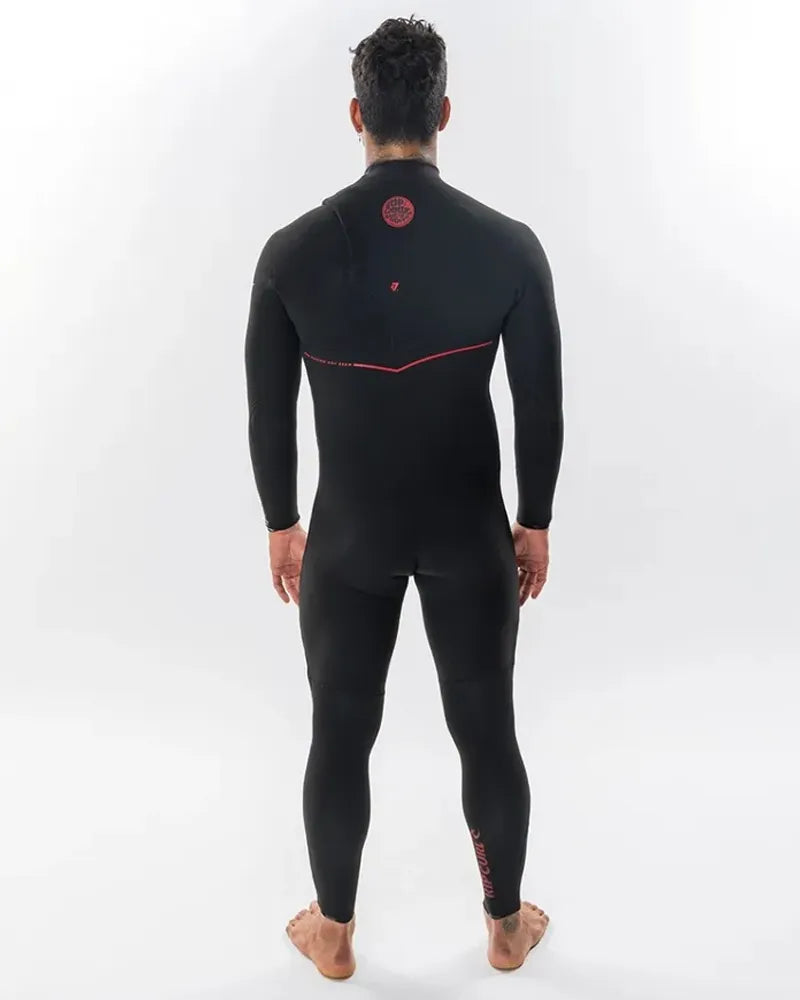 Long John Rip Curl FlashBomb Fusion 3/2mm Zip Free