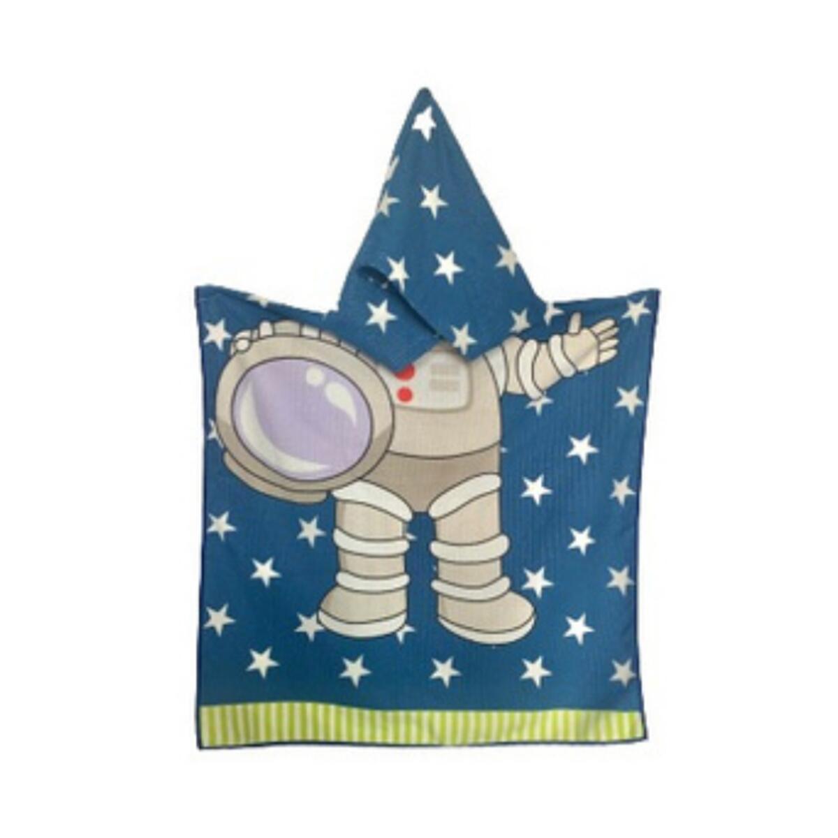 Toalha Infantil Capuz Astronauta Maré