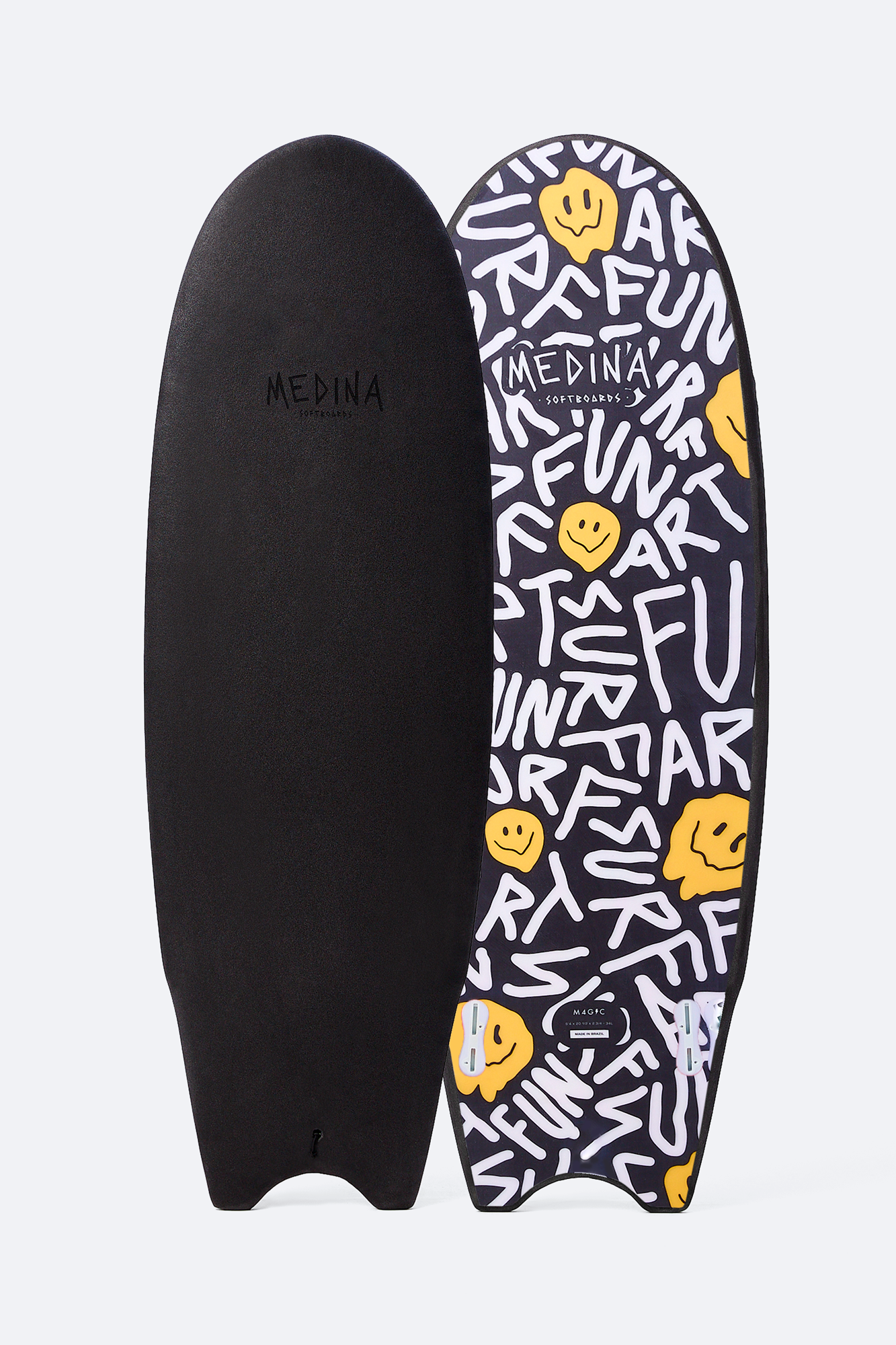 Medina Soft Top Black Smile 5'0" 34,5l