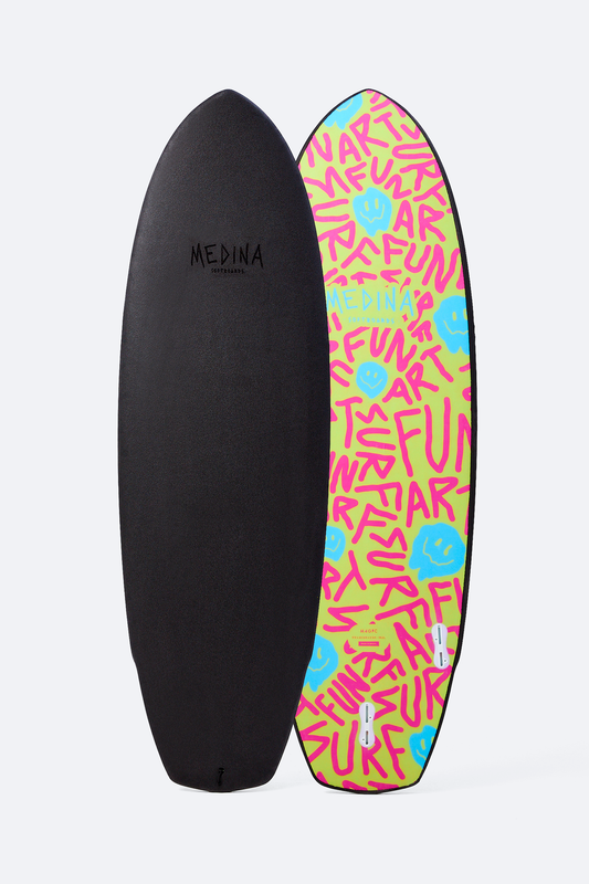 Medina Soft Top Black Smile 5'8" 38,2l