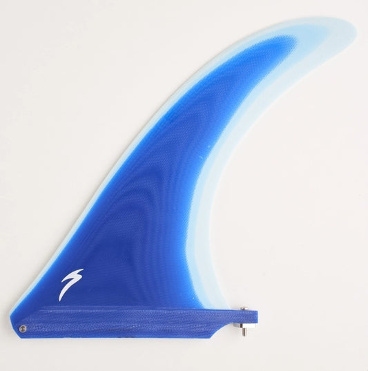 Superfins Quilha Para Prancha De Surf Monoquilha Super Fins - Single Fin 9" Progressiva - Cor Azul - Material Importado