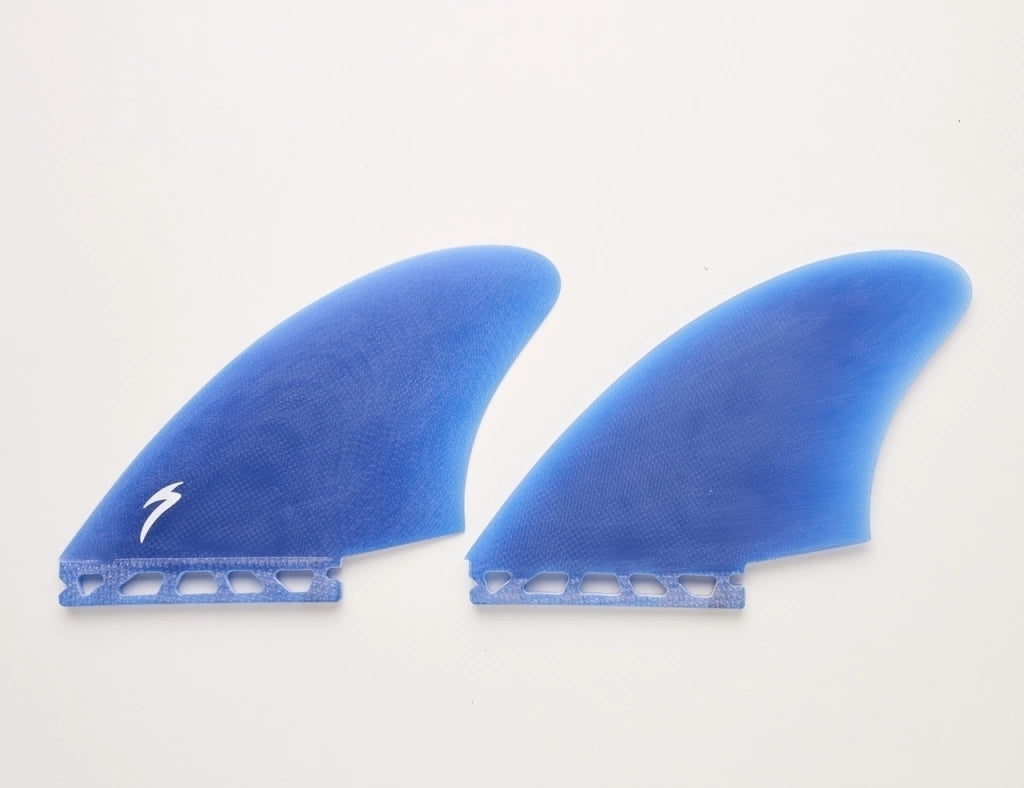 Superfins Quilha Para Prancha De Surf Biquilha Modelo Keel Fin Fk1 - Cor Azul - Sistema Futures - Material Importado