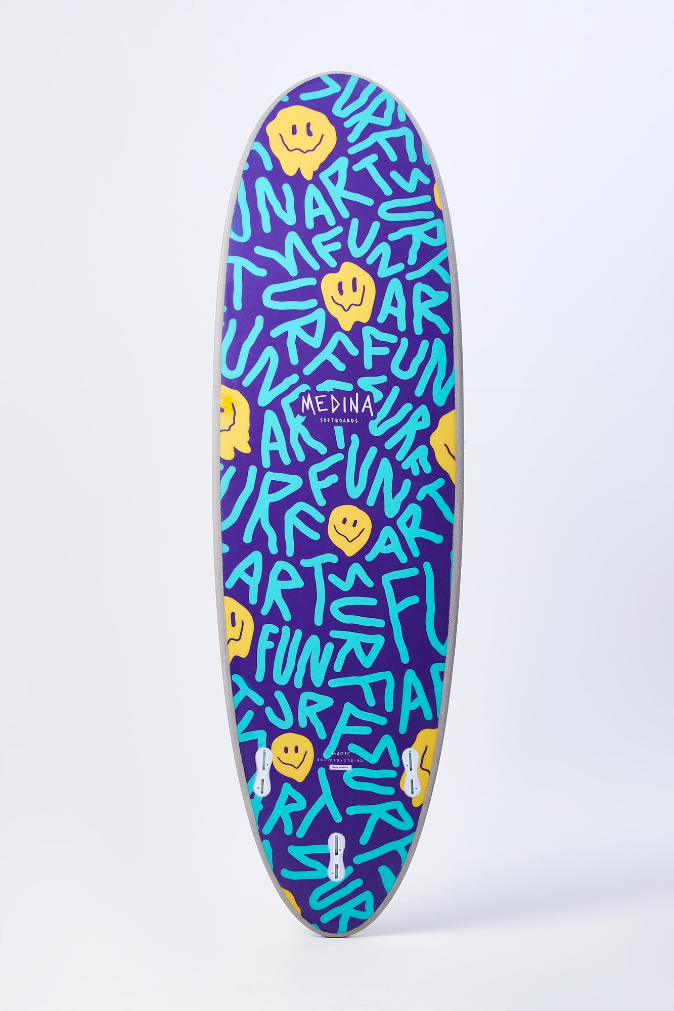 Medina Soft Top Grey Smile 7'0" 50l