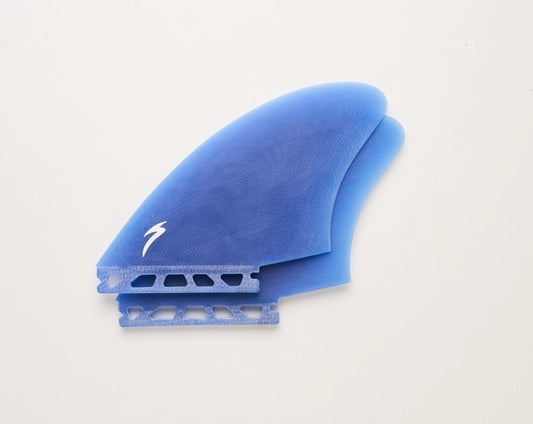 Superfins Quilha Para Prancha De Surf Biquilha Modelo Keel Fin Fk1 - Cor Azul - Sistema Futures - Material Importado